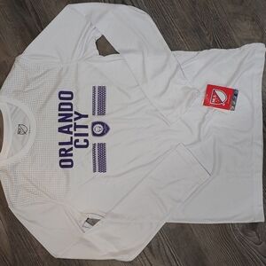 MLS Orlando City Long Sleeve T-Shirt Size Large 14/16